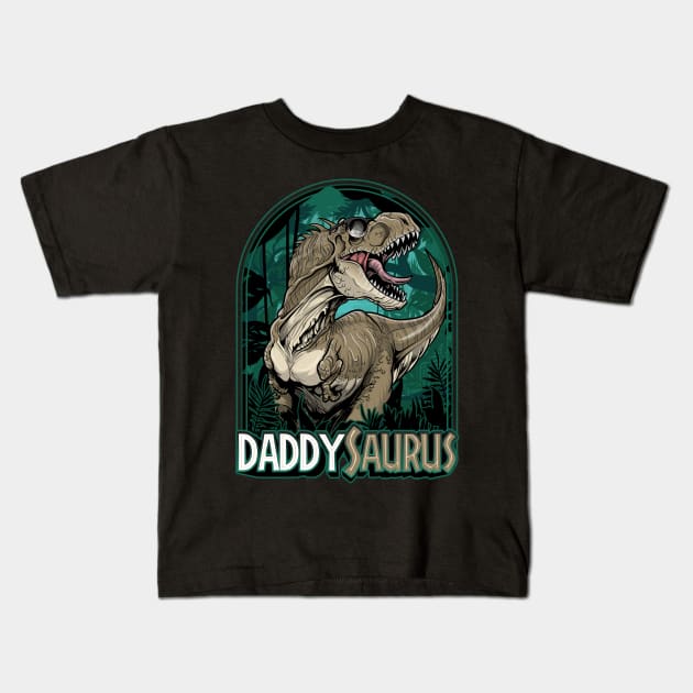 Daddysaurus Kids T-Shirt by Wagum Std